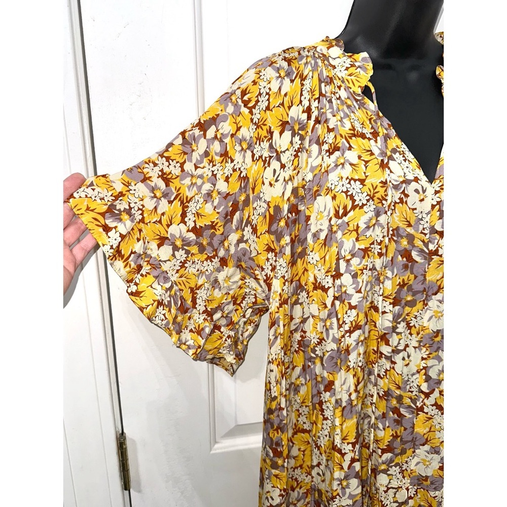 GiGio by Umgee Petal Party Maxi, Honey Yellow size Medium - Picture 8 of 10
